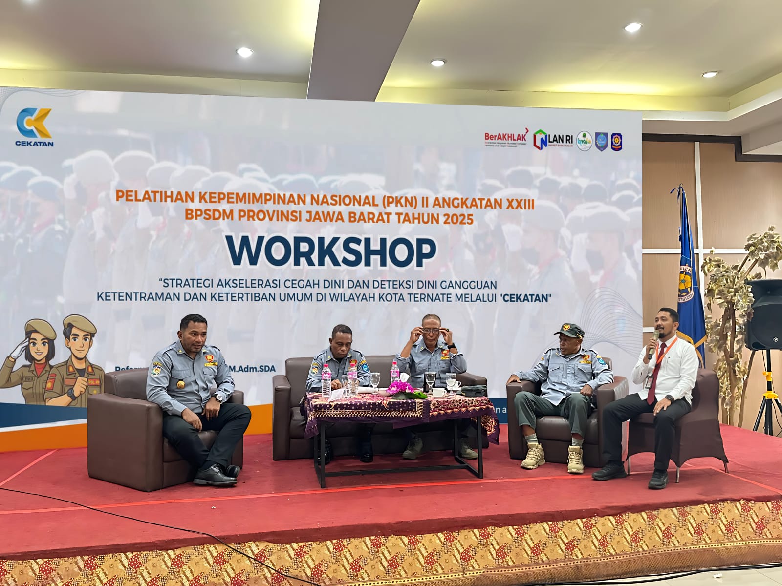 KASAT POL PP TERNATE, FHANDY MAHMUD PERKENALKAN PROPER CEKATAN LEWAT WORKSHOP