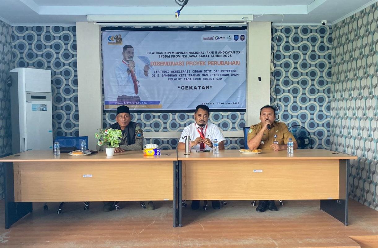 Berlanjut, Fhandy Diseminasi Proper CEKATAN di Wilayah Ternate Selatan