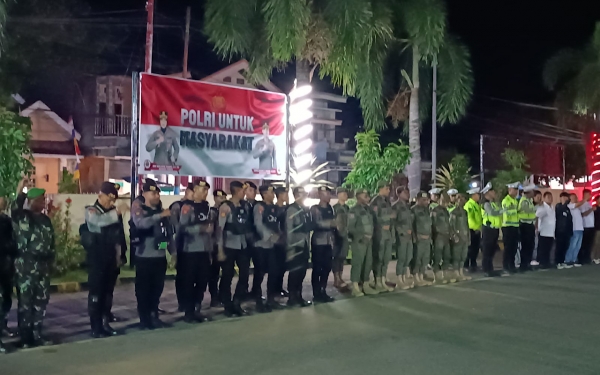 Ciptakan Kondisi Aman, Satpol PP Bersama TNI/Polri Gelar Patroli Gabungan di Kota Ternate